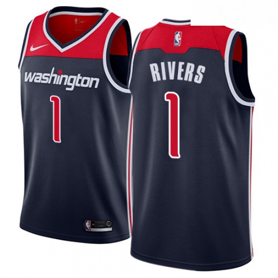 Womens Nike Washington Wizards 1 Austin Rivers Swingman Navy Blu