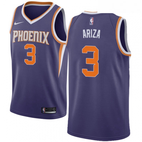 Womens Nike Phoenix Suns 3 Trevor Ariza Swingman Purple NBA Jersey Icon Edition