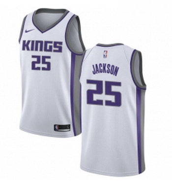 Womens Nike Sacramento Kings 25 Justin Jackson Swingman White NBA Jersey Association Edition