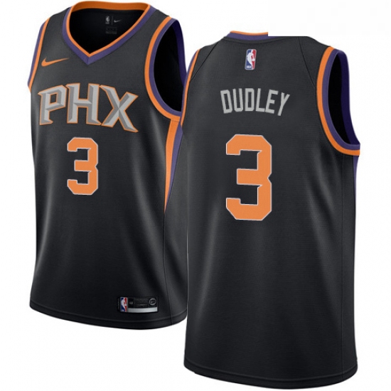Womens Nike Phoenix Suns 3 Jared Dudley Swingman Black Alternate