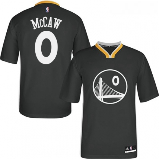 Youth Adidas Golden State Warriors 0 Patrick McCaw Authentic Black Alternate NBA Jersey