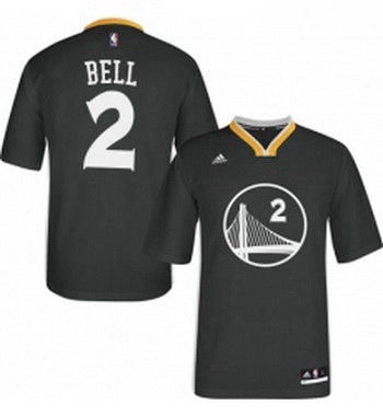 Youth Adidas Golden State Warriors 2 Jordan Bell Authentic Black Alternate NBA Jersey