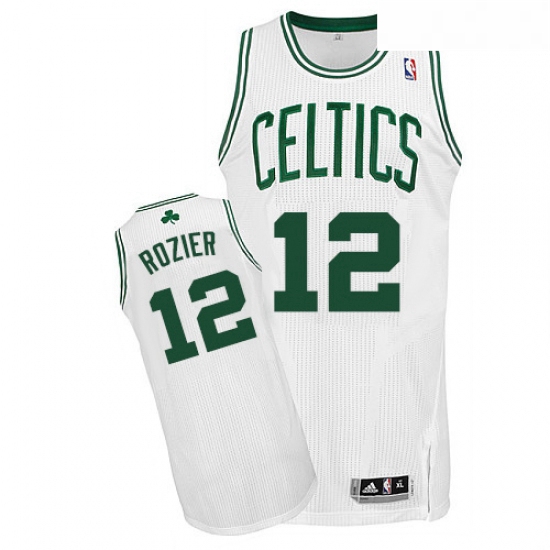 Youth Adidas Boston Celtics 12 Terry Rozier Authentic White Home NBA Jersey