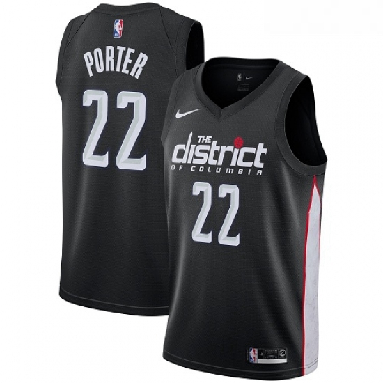 Womens Nike Washington Wizards 22 Otto Porter Swingman Black NBA Jersey City Edition