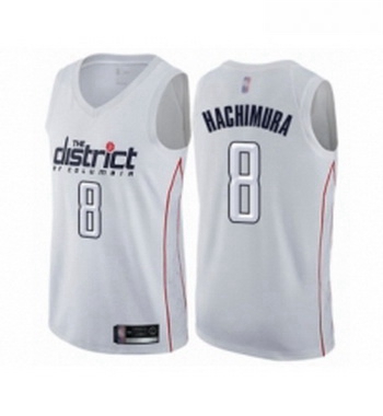 Womens Washington Wizards 8 Rui Hachimura Swingman White Basketball Jersey City Edition