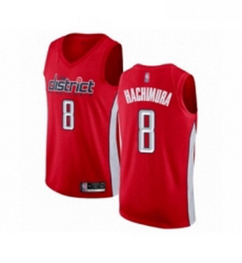 Womens Washington Wizards 8 Rui Hachimura Red Swingman Jersey Earned Edition