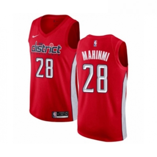 Womens Nike Washington Wizards 28 Ian Mahinmi Red Swingman Jersey Earned Edition