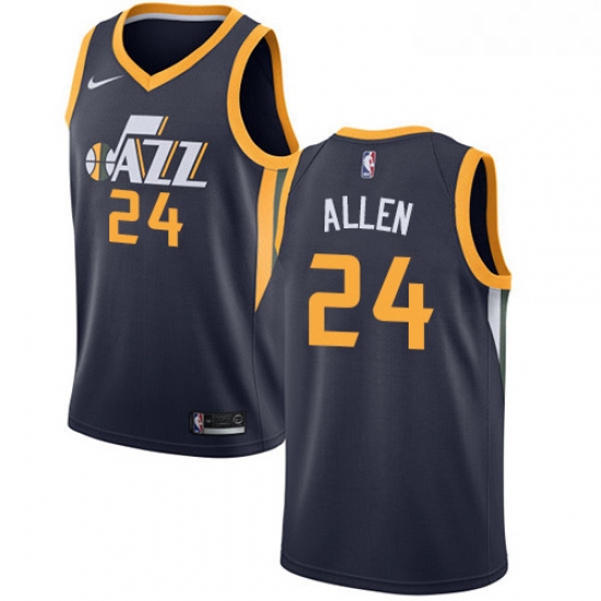 Womens Nike Utah Jazz 24 Grayson Allen Swingman Navy Blue NBA Jersey Icon Edition