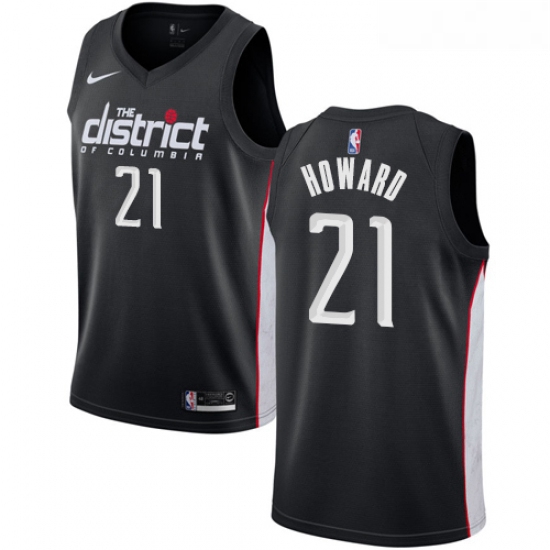 Womens Nike Washington Wizards 21 Dwight Howard Swingman Black NBA Jersey City Edition