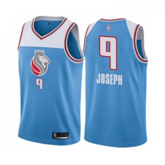 Womens Sacramento Kings 9 Cory Joseph Swingman Blue Basketball Jersey City Edition