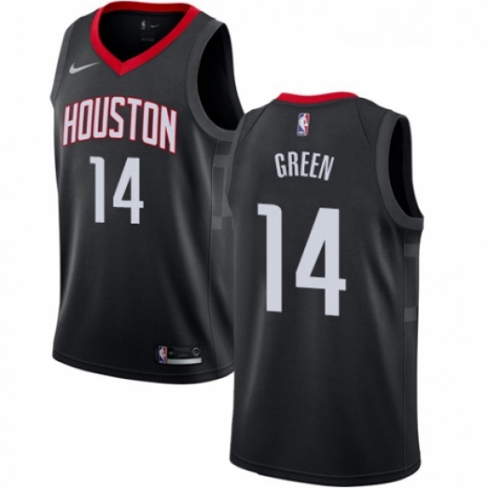 Womens Nike Houston Rockets 14 Gerald Green Swingman Black NBA Jersey Statement Edition