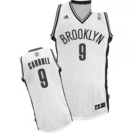 Youth Adidas Brooklyn Nets 9 DeMarre Carroll Swingman White Home NBA Jersey