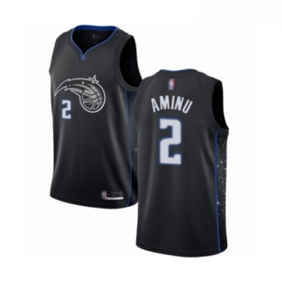 Womens Orlando Magic 2 Al Farouq Aminu Swingman Black Basketball Jersey City Edition