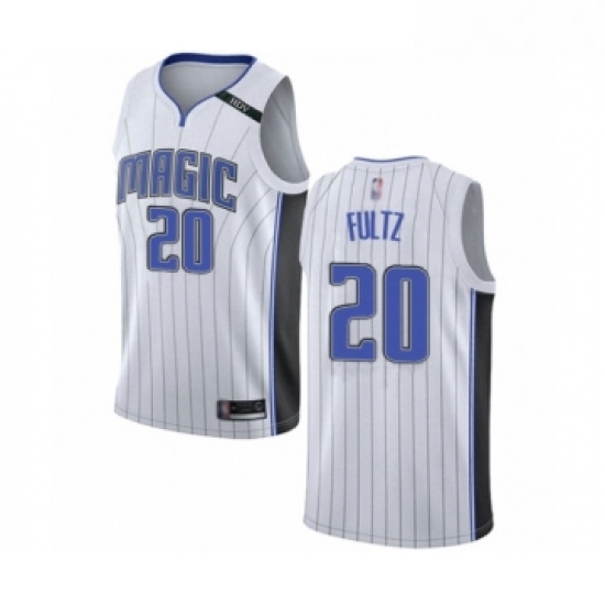 Womens Orlando Magic 20 Markelle Fultz Swingman White Basketball Jersey Association Edition