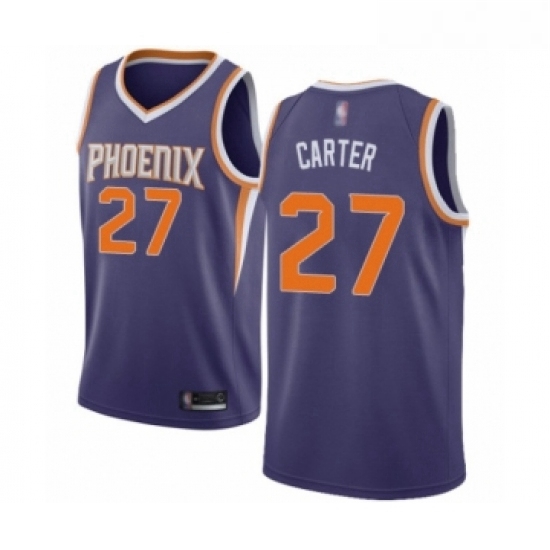 Womens Phoenix Suns 27 Jevon Carter Authentic Purple Basketball Jersey Icon Edition