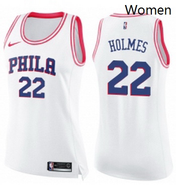 Womens Nike Philadelphia 76ers 22 Richaun Holmes Swingman WhiteP