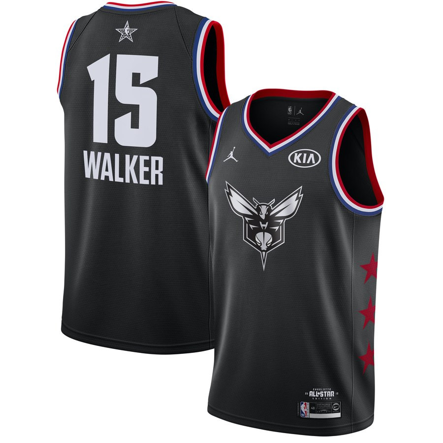 Hornets 13 Kemba Walker Black 2019 NBA All Star Game Jordan Brand Swingman Jersey