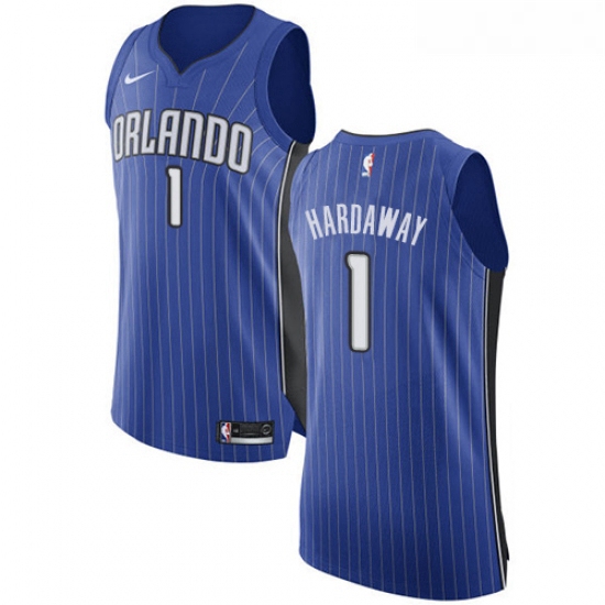 Womens Nike Orlando Magic 1 Penny Hardaway Authentic Royal Blue Road NBA Jersey Icon Edition