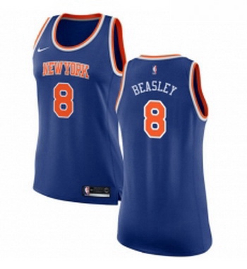 Womens Nike New York Knicks 8 Michael Beasley Authentic Royal Blue NBA Jersey Icon Edition