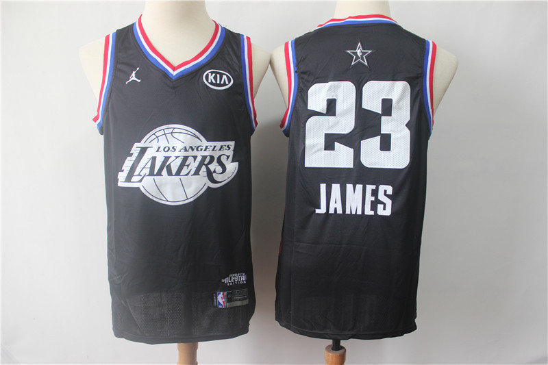 Lakers 23 Lebron James Black 2019 NBA All Star Game Jordan Brand Swingman Jersey