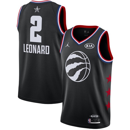 Raptors #2 Kawhi Leonard Black Basketball Jordan Swingman 2019 A