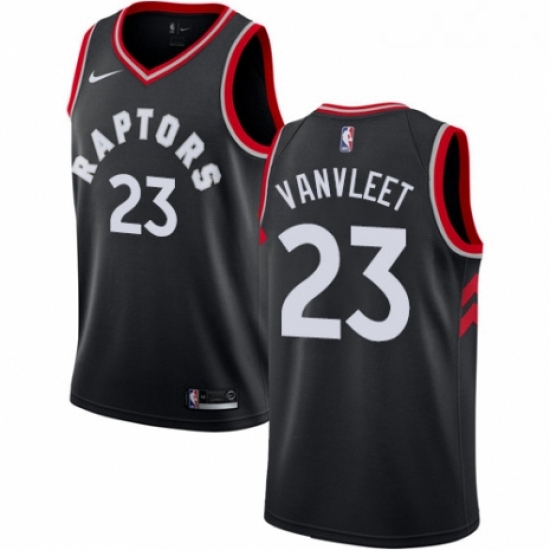 Womens Nike Toronto Raptors 23 Fred VanVleet Swingman Black NBA Jersey Statement Edition