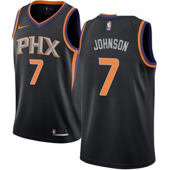 Womens Nike Phoenix Suns 7 Kevin Johnson Authentic Black Alterna