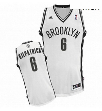 Mens Adidas Brooklyn Nets 6 Sean Kilpatrick Swingman White Home 