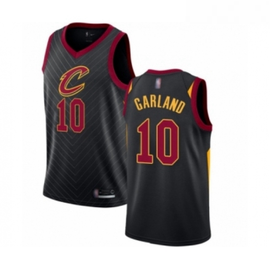 Youth Cleveland Cavaliers 10 Darius Garland Swingman Black Basketball Jersey Statement Edition