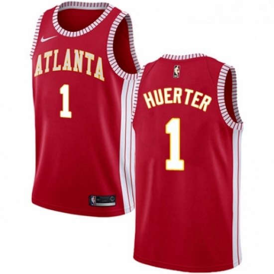 Youth Nike Atlanta Hawks 1 Kevin Huerter Swingman Red NBA Jersey