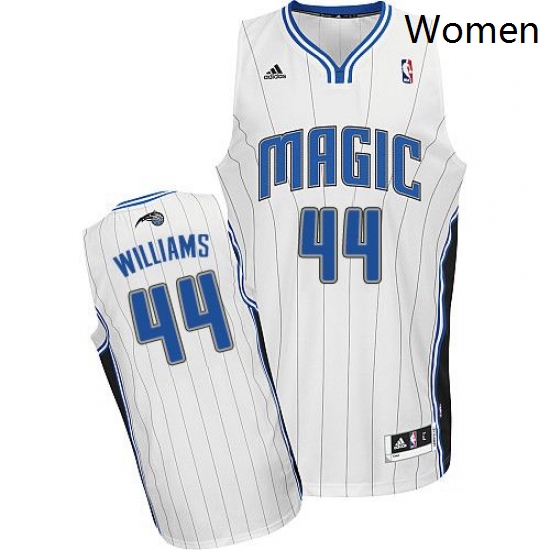 Womens Adidas Orlando Magic 44 Jason Williams Swingman White Home NBA Jersey