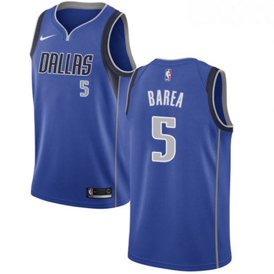 Womens Nike Dallas Mavericks 5 Jose Juan Barea Swingman Royal Bl