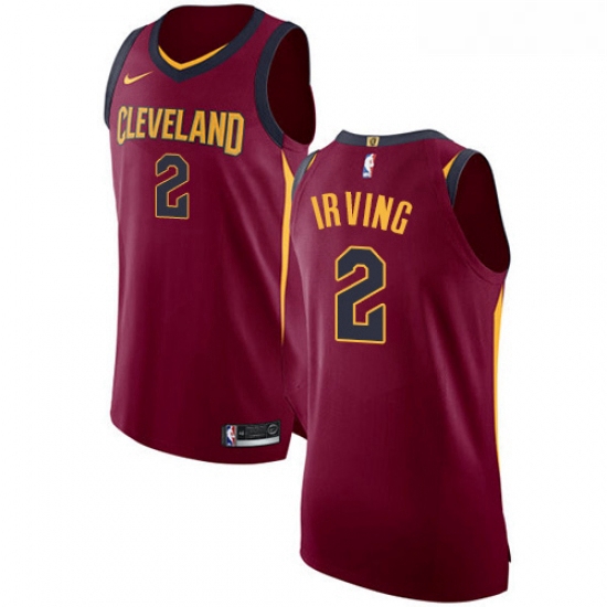 Womens Nike Cleveland Cavaliers 2 Kyrie Irving Authentic Maroon 