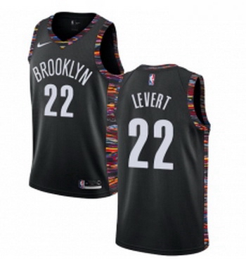 Womens Nike Brooklyn Nets 22 Caris LeVert Swingman Black NBA Jer