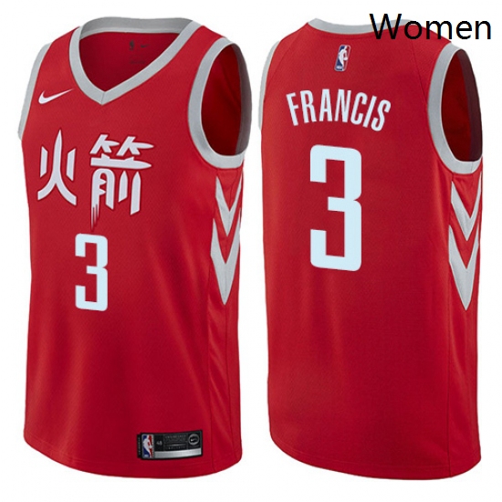 Womens Nike Houston Rockets 3 Steve Francis Swingman Red NBA Jer
