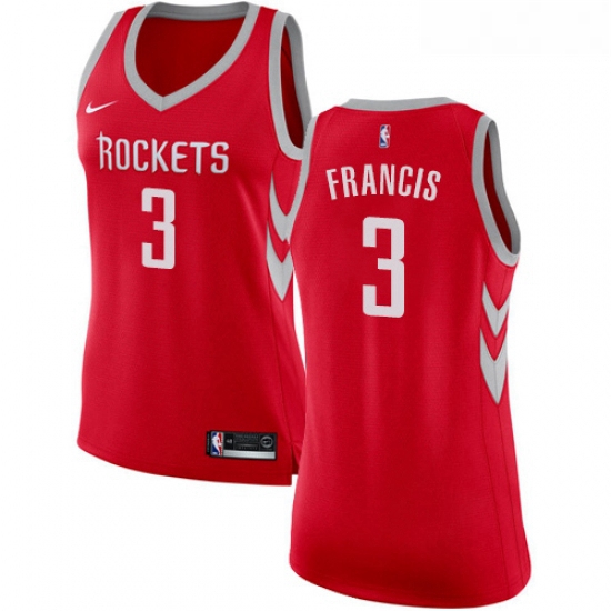 Womens Nike Houston Rockets 3 Steve Francis Swingman Red Road NB