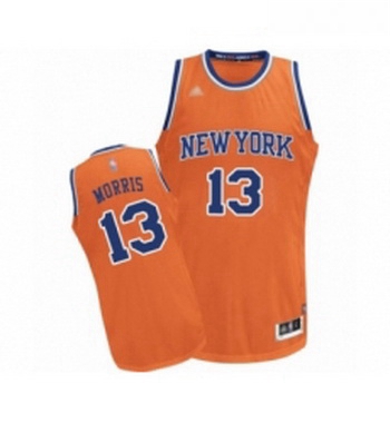Womens New York Knicks 13 Marcus Morris Swingman Orange Alternat