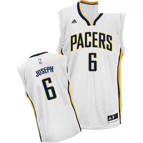 Womens Adidas Indiana Pacers 6 Cory Joseph Swingman White Home NBA Jersey