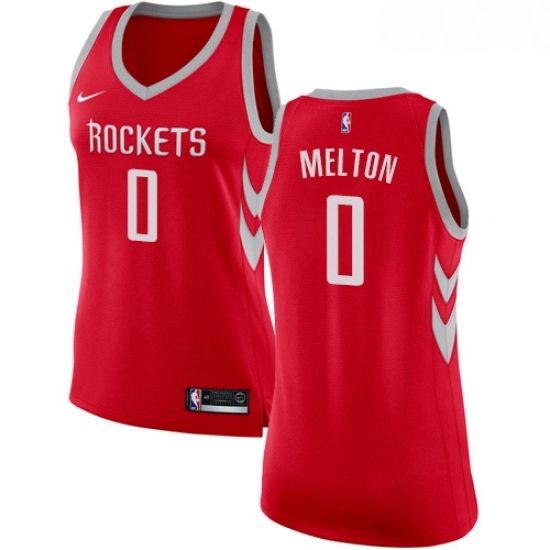 Womens Nike Houston Rockets 0 DeAnthony Melton Swingman Red NBA Jersey Icon Editi