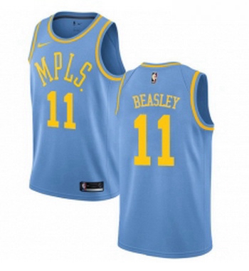 Womens Nike Los Angeles Lakers 11 Michael Beasley Authentic Blue