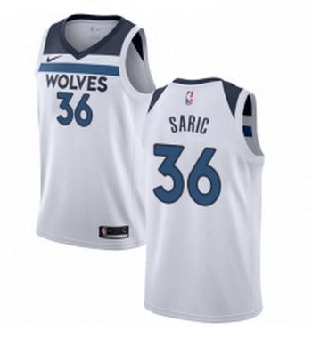 Womens Nike Minnesota Timberwolves 36 Dario Saric Swingman White NBA Jersey Association Edition