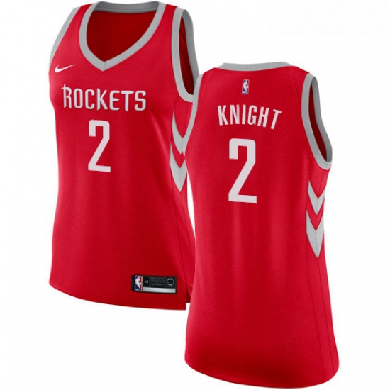 Womens Nike Houston Rockets 2 Brandon Knight Swingman Red NBA Jersey Icon Edition