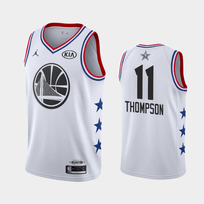 Klay Thompson Golden State Warriors White 2019 All-Star Jersey