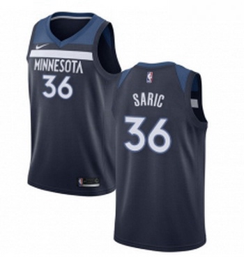 Womens Nike Minnesota Timberwolves 36 Dario Saric Swingman Navy Blue NBA Jersey Icon Edition