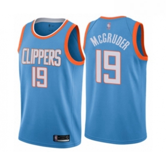 Womens Los Angeles Clippers 19 Rodney McGruder Swingman Blue Basketball Jersey City Edition