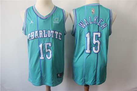 Hornets 15 Kemba Walker Teal Throwback Jordan Brand Swingman Jersey