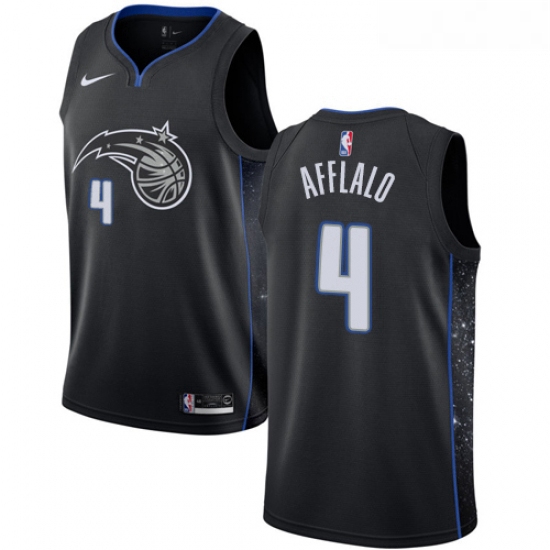 Womens Nike Orlando Magic 4 Arron Afflalo Swingman Black NBA Jersey City Edition