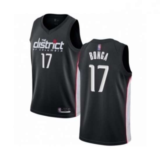 Womens Washington Wizards 17 Isaac Bonga Swingman Black Basketball Jersey City Edition