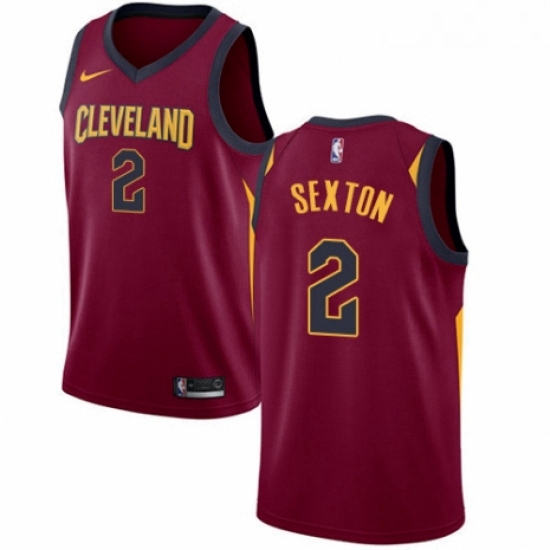 Youth Nike Cleveland Cavaliers 2 Collin Sexton Swingman Maroon NBA Jersey Icon Edition