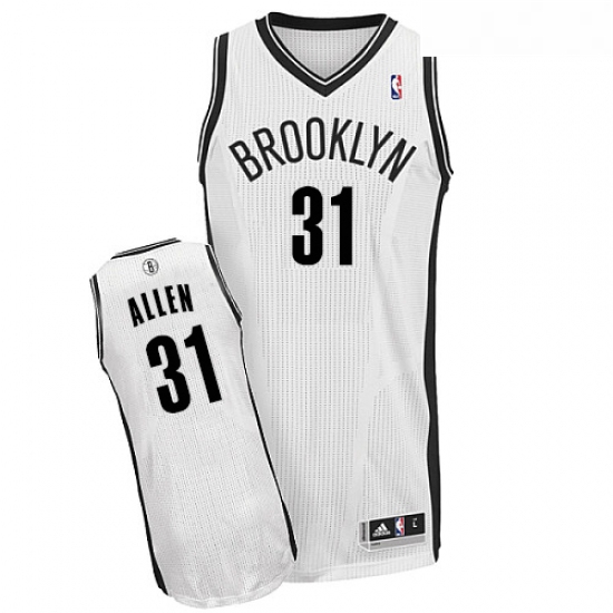 Youth Adidas Brooklyn Nets 31 Jarrett Allen Authentic White Home NBA Jersey